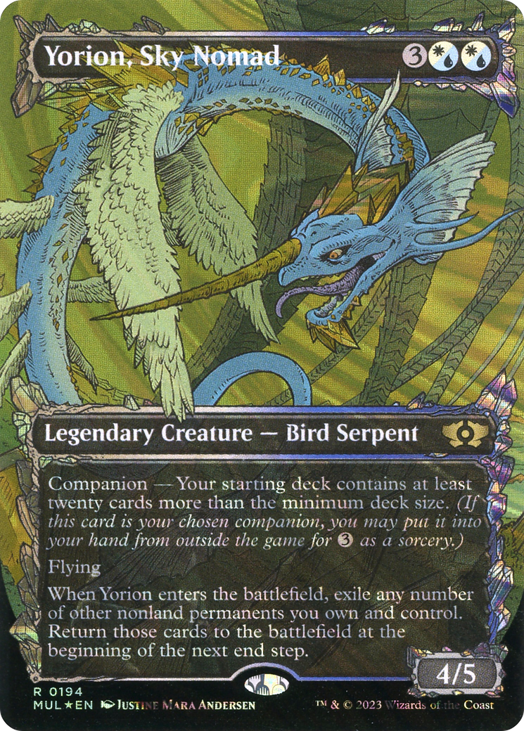 Yorion, Sky Nomad (Halo Foil) [Multiverse Legends] | Gate City Games LLC