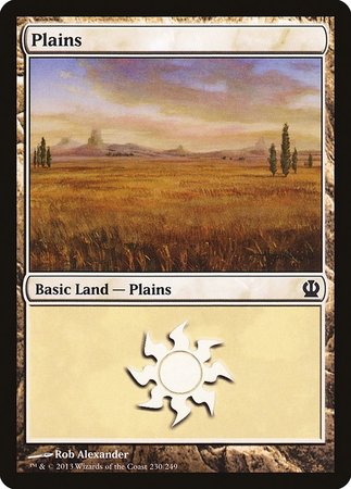 Plains (230) [Theros] | Gate City Games LLC