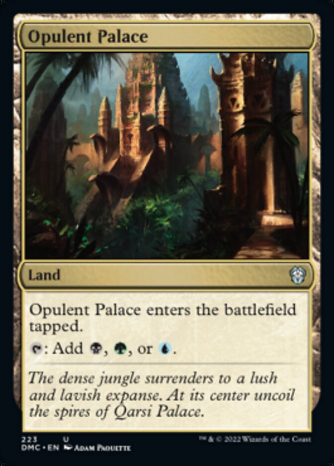 Opulent Palace [Dominaria United Commander] | Gate City Games LLC