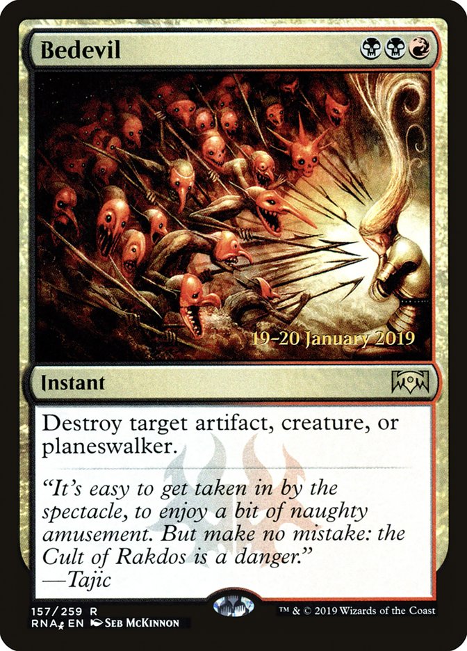 Bedevil [Ravnica Allegiance Prerelease Promos] | Gate City Games LLC