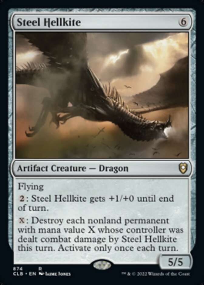 Steel Hellkite [Commander Legends: Battle for Baldur's Gate] | Gate City Games LLC