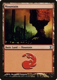 Mountain [Time Spiral] | Gate City Games LLC