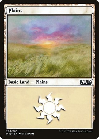 Plains (263) [Core Set 2019] | Gate City Games LLC