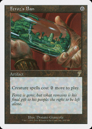 Feroz's Ban [Seventh Edition] | Gate City Games LLC