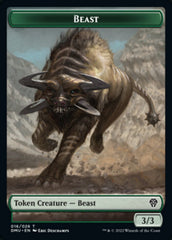 Soldier // Beast Double-sided Token [Dominaria United Tokens] | Gate City Games LLC
