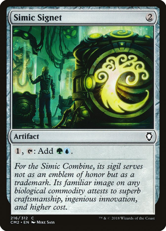 Simic Signet (216/312) [Commander Anthology Volume II] | Gate City Games LLC