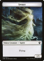 Rock // Spirit Token [Commander Legends Tokens] | Gate City Games LLC