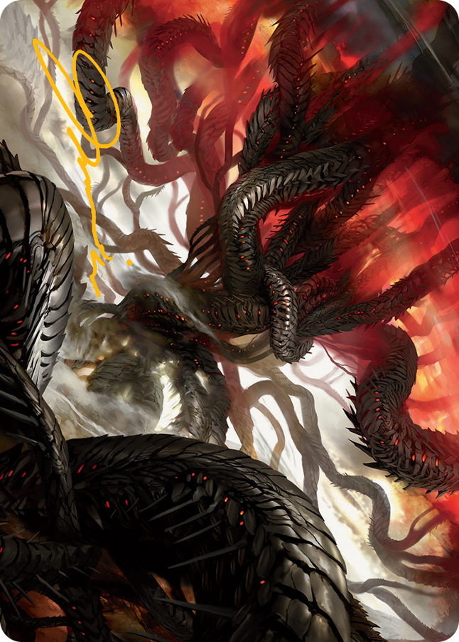 Realmbreaker, the Invasion Tree Art Card (Gold-Stamped Signature) [March of the Machine Art Series] | Gate City Games LLC