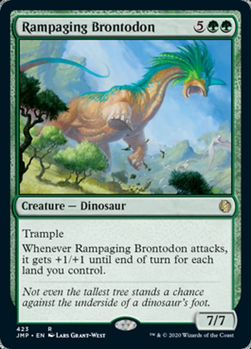 Rampaging Brontodon [Jumpstart] | Gate City Games LLC