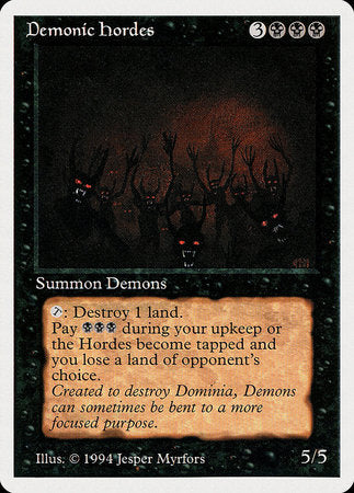 Demonic Hordes [Summer Magic / Edgar] | Gate City Games LLC