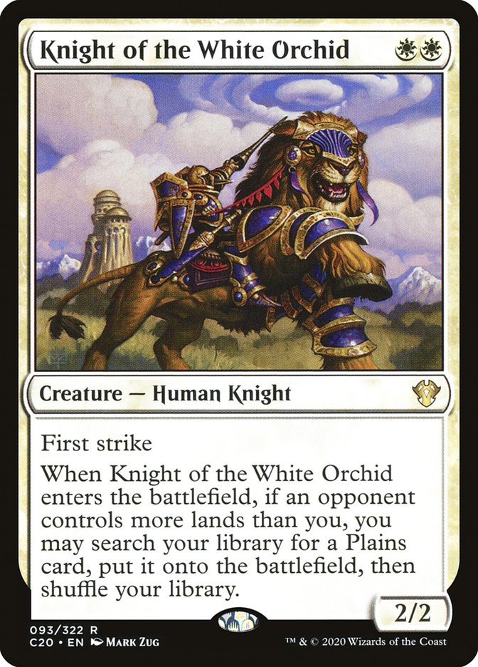 Knight of the White Orchid [Commander 2020] | Gate City Games LLC