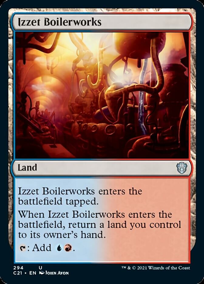 Izzet Boilerworks [Commander 2021] | Gate City Games LLC