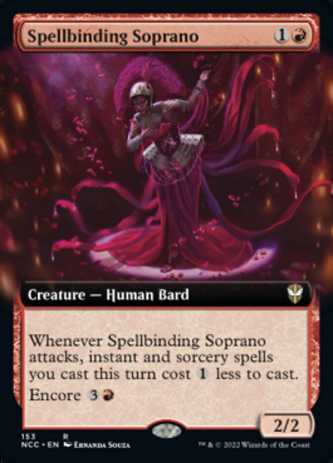 Spellbinding Soprano (Extended Art) [Streets of New Capenna Commander] | Gate City Games LLC