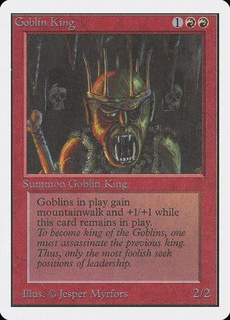 Goblin King [Unlimited Edition] | Gate City Games LLC