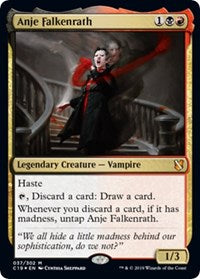 Anje Falkenrath (Commander 2019) [Oversize Cards] | Gate City Games LLC