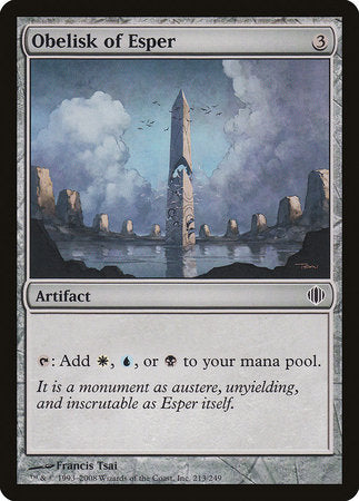 Obelisk of Esper [Shards of Alara] | Gate City Games LLC