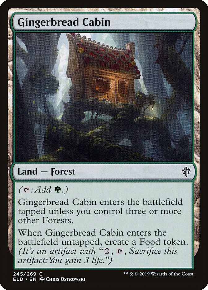 Gingerbread Cabin [Throne of Eldraine] | Gate City Games LLC