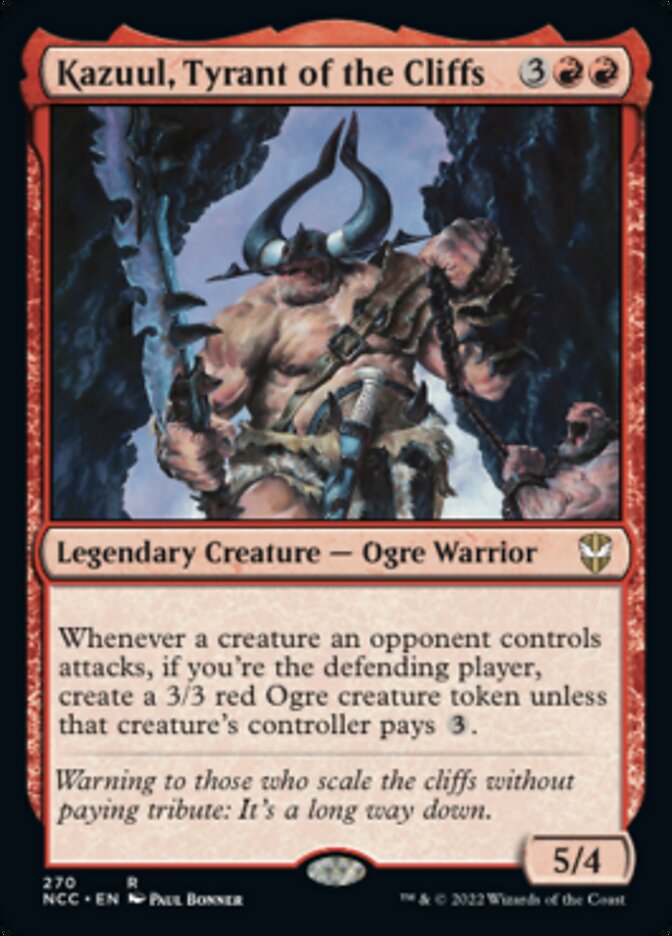 Kazuul, Tyrant of the Cliffs [Streets of New Capenna Commander] | Gate City Games LLC