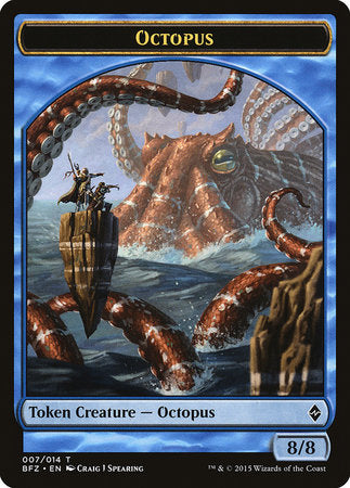 Octopus Token [Battle for Zendikar Tokens] | Gate City Games LLC
