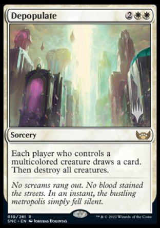 Depopulate (Promo Pack) [Streets of New Capenna Promos] | Gate City Games LLC