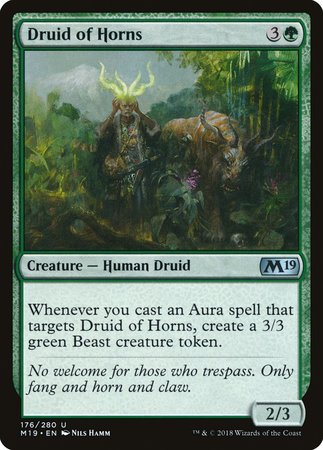 Druid of Horns [Core Set 2019] | Gate City Games LLC