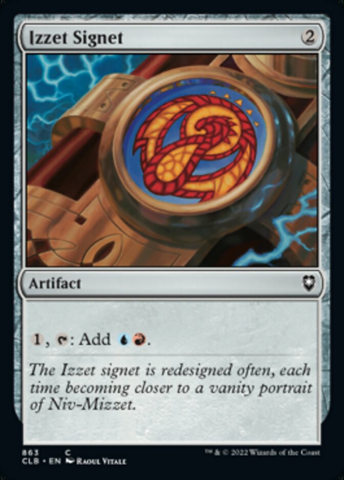 Izzet Signet [Commander Legends: Battle for Baldur's Gate] | Gate City Games LLC