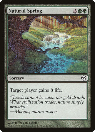 Natural Spring [Duels of the Planeswalkers] | Gate City Games LLC