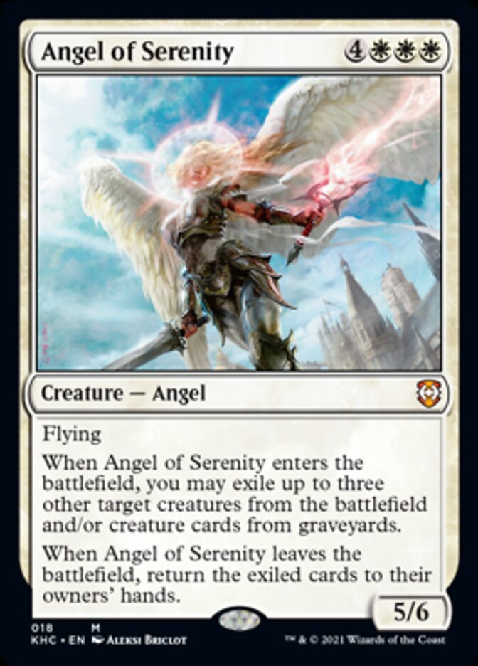 Angel of Serenity [Kaldheim Commander] | Gate City Games LLC