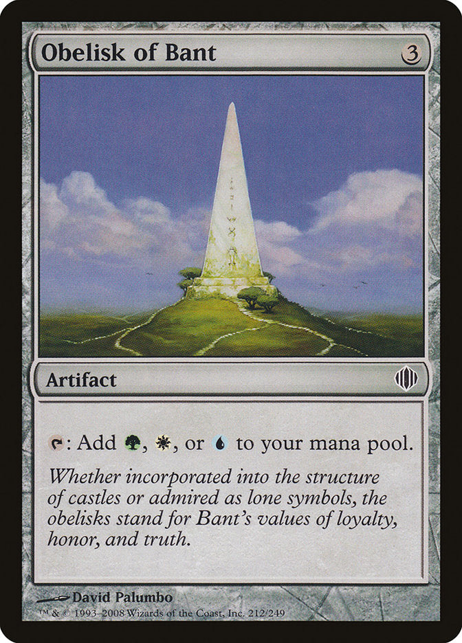 Obelisk of Bant [Shards of Alara] | Gate City Games LLC