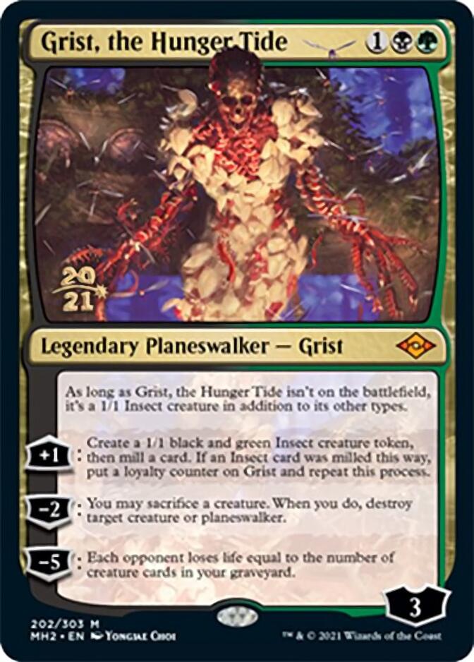 Grist, the Hunger Tide [Modern Horizons 2 Prerelease Promos] | Gate City Games LLC