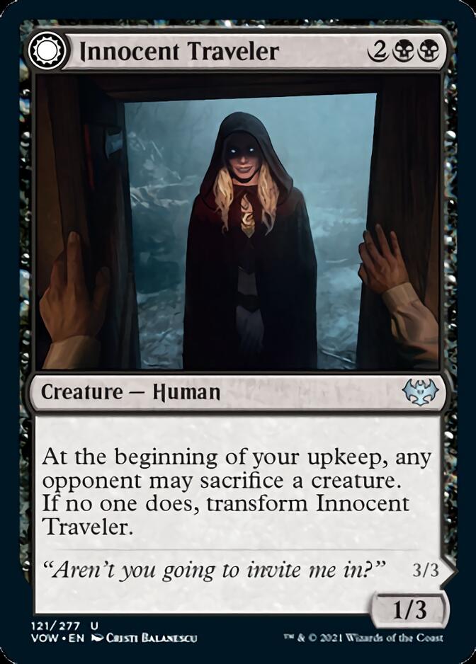 Innocent Traveler // Malicious Invader [Innistrad: Crimson Vow] | Gate City Games LLC