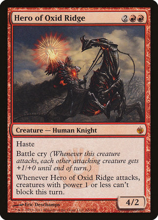 Hero of Oxid Ridge [Mirrodin Besieged] | Gate City Games LLC