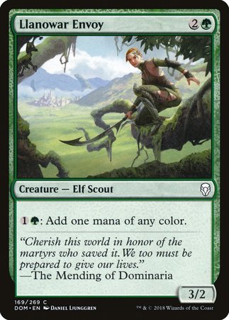 Llanowar Envoy [Dominaria] | Gate City Games LLC