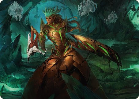 Glissa Sunslayer Art Card [Phyrexia: All Will Be One Art Series] | Gate City Games LLC