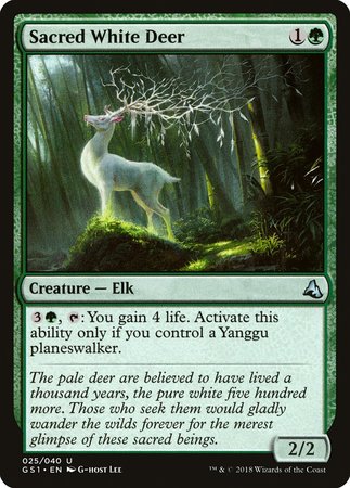 Sacred White Deer [Global Series Jiang Yanggu & Mu Yanling] | Gate City Games LLC