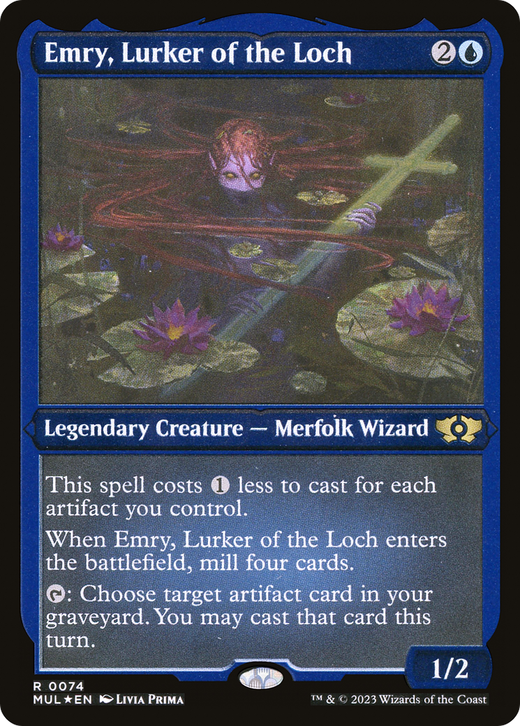 Emry, Lurker of the Loch (Foil Etched) [Multiverse Legends] | Gate City Games LLC