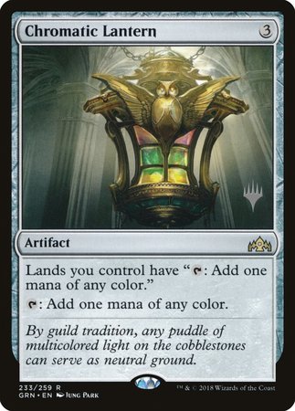 Chromatic Lantern [Guilds of Ravnica Promos] | Gate City Games LLC