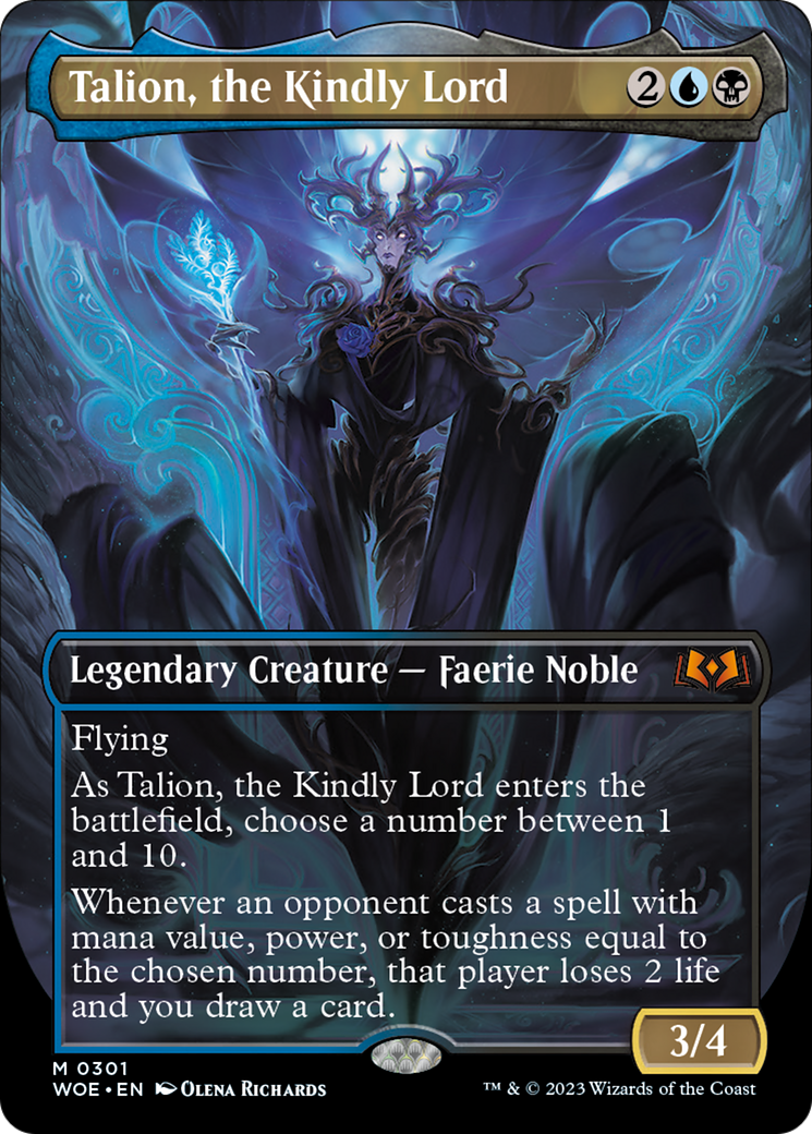Talion, the Kindly Lord (Borderless Alternate Art) [Wilds of Eldraine] | Gate City Games LLC
