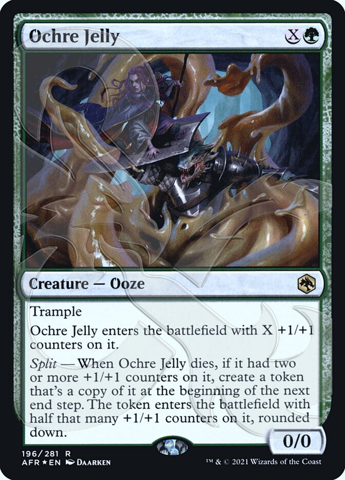 Ochre Jelly (Ampersand Promo) [Dungeons & Dragons: Adventures in the Forgotten Realms Promos] | Gate City Games LLC
