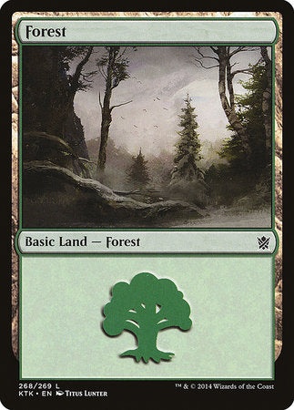 Forest (268) [Khans of Tarkir] | Gate City Games LLC