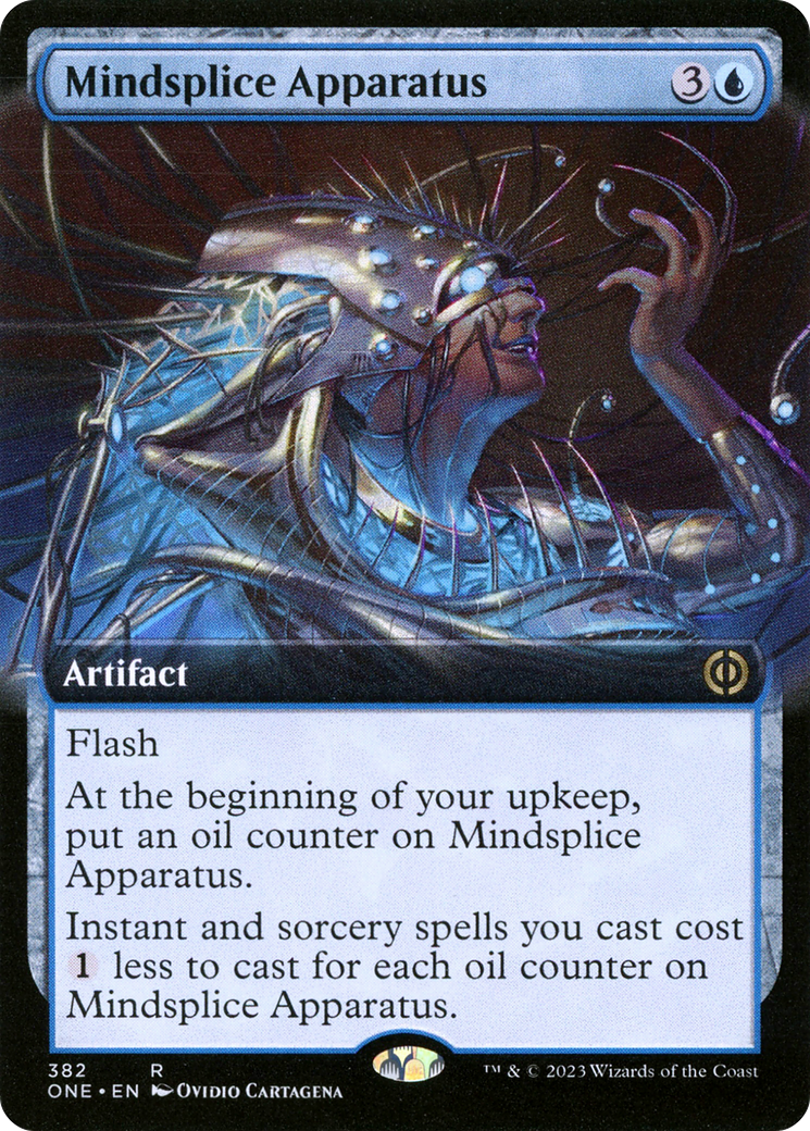 Mindsplice Apparatus (Extended Art) [Phyrexia: All Will Be One] | Gate City Games LLC
