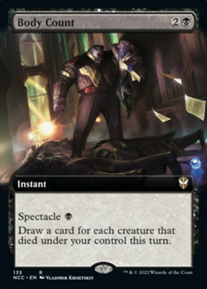 Body Count (Extended Art) [Streets of New Capenna Commander] | Gate City Games LLC