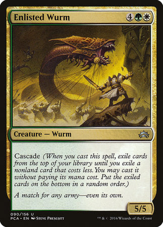 Enlisted Wurm [Planechase Anthology] | Gate City Games LLC
