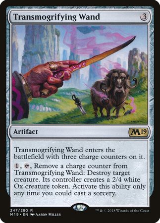 Transmogrifying Wand [Core Set 2019] | Gate City Games LLC