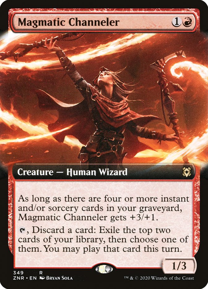 Magmatic Channeler (Extended Art) [Zendikar Rising] | Gate City Games LLC