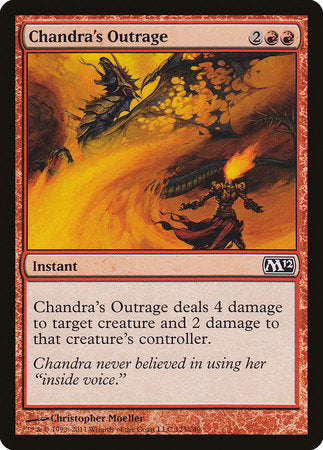 Chandra's Outrage [Magic 2012] | Gate City Games LLC