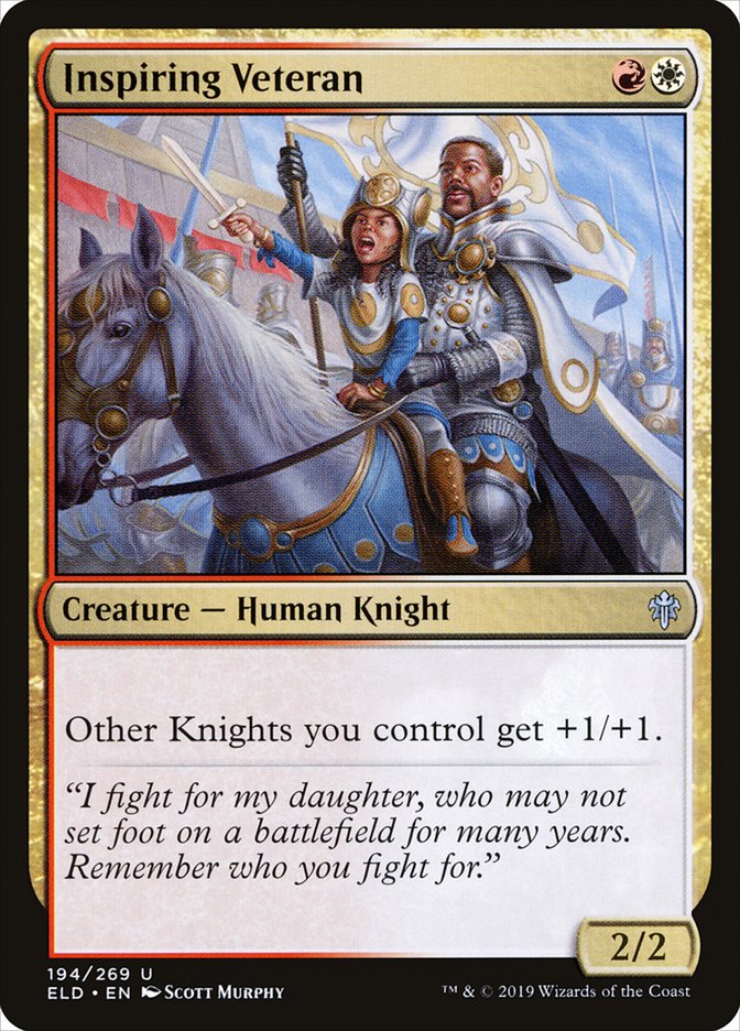 Inspiring Veteran [Throne of Eldraine] | Gate City Games LLC