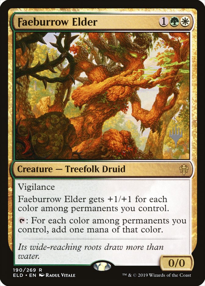 Faeburrow Elder (Promo Pack) [Throne of Eldraine Promos] | Gate City Games LLC