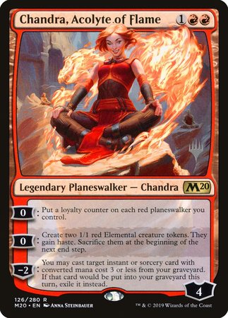 Chandra, Acolyte of Flame [Core Set 2020 Promos] | Gate City Games LLC