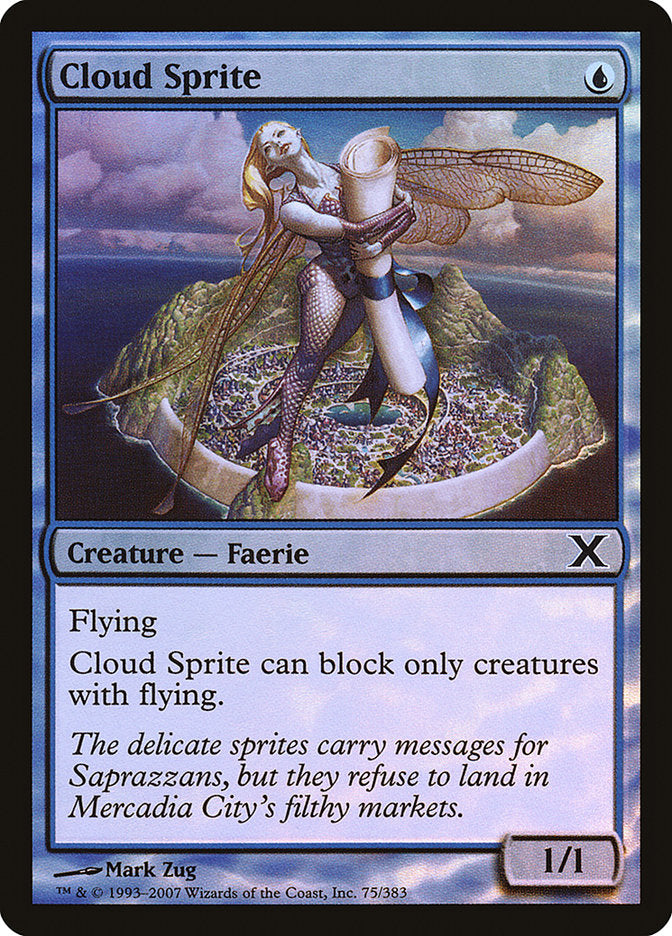 Cloud Sprite (Premium Foil) [Tenth Edition] | Gate City Games LLC